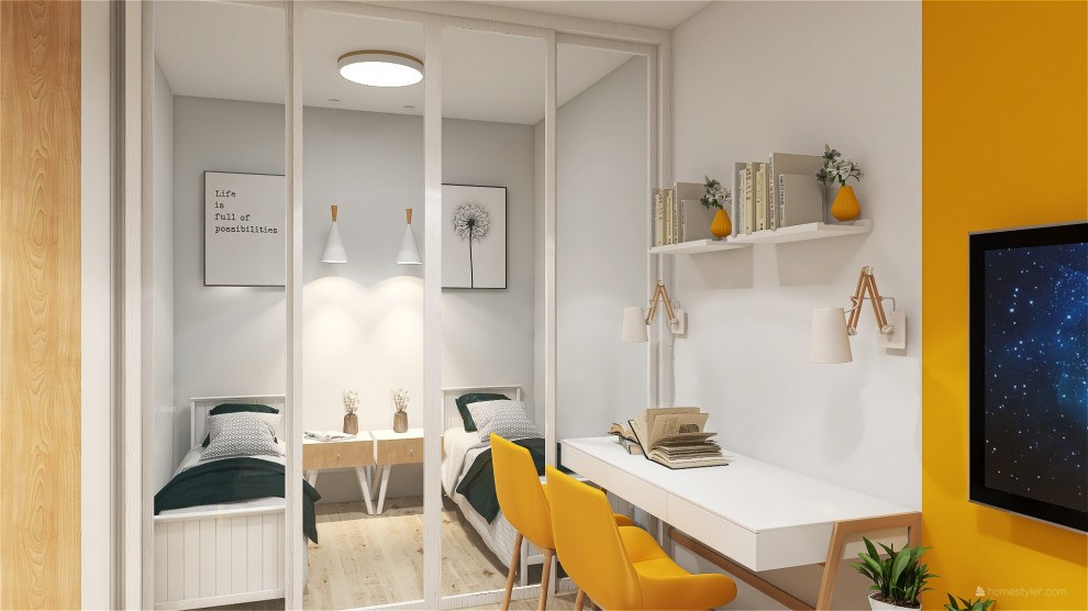 Однокомнатная квартира для двух сестер