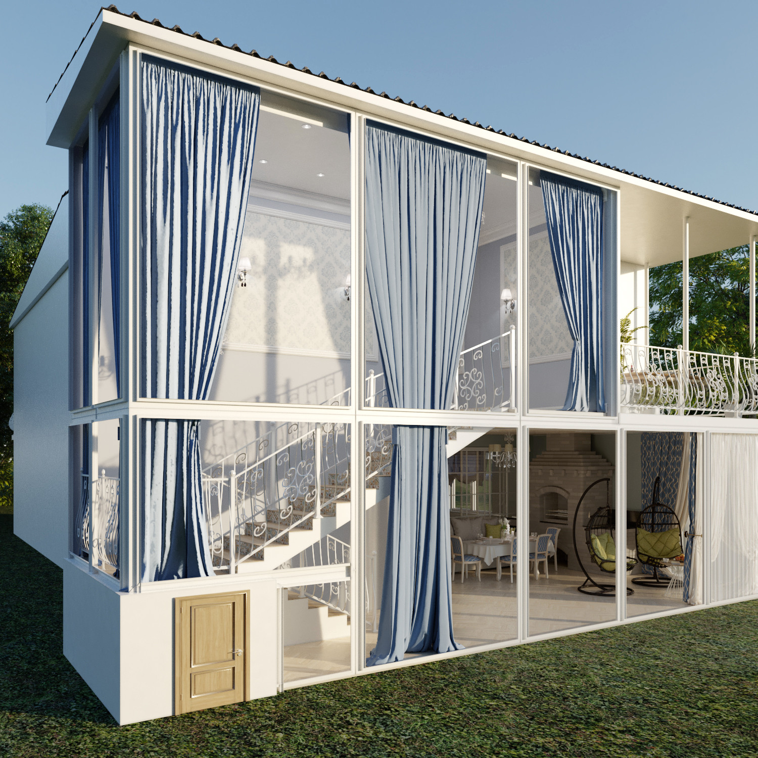 Interior Design in provice style