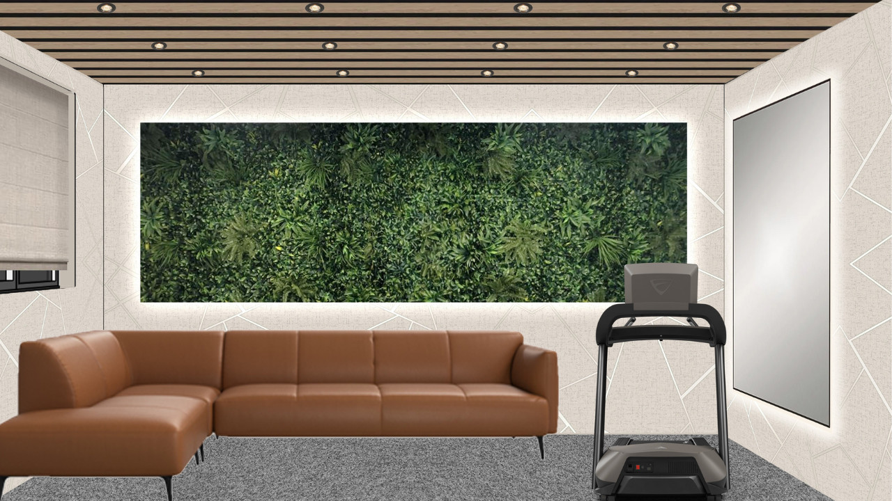 Contemporary Home Gym Renovation in Highbury