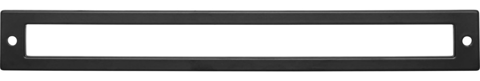 Top Knobs TK928 Hollin 8-13/16 Inch Center to Center Pull - Flat Black