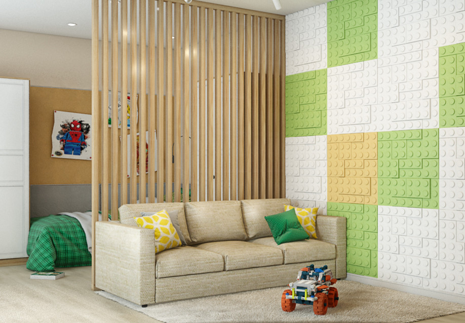 Детская комната для младшего сына. Визуализация