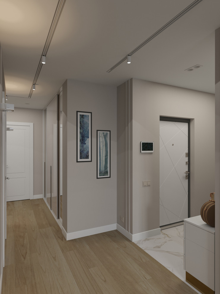 Квартира 110 м2. Природный аквамарин