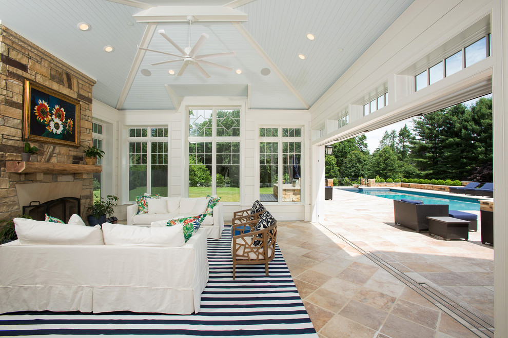 Sunroom - transitional sunroom idea in DC Metro