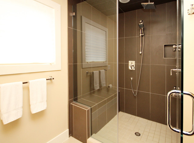 Timbergrove Ranch - Transitional fusion-bathroom