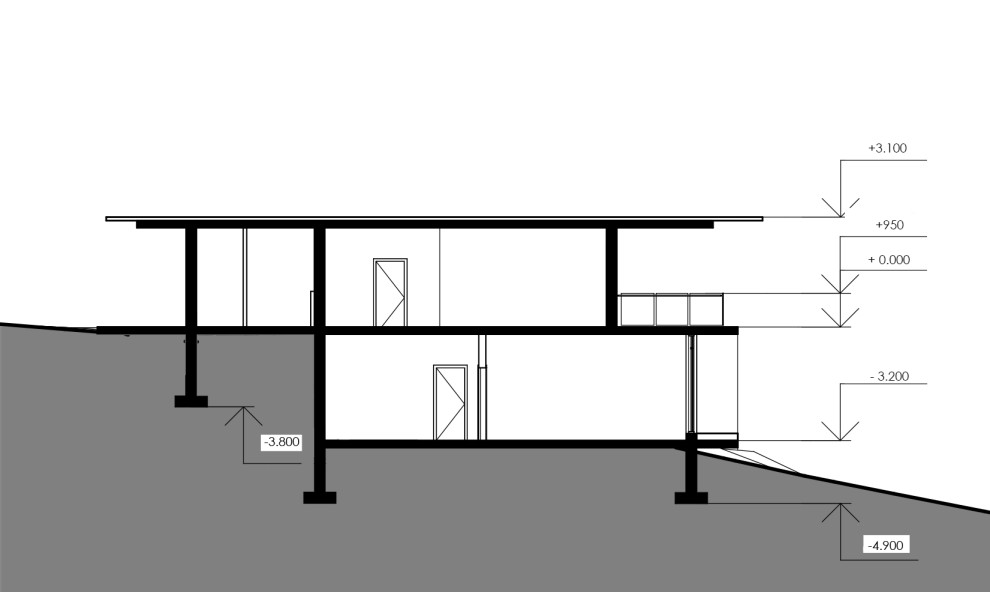 Эскизный проект жилого дома для семьи с двумя детьми