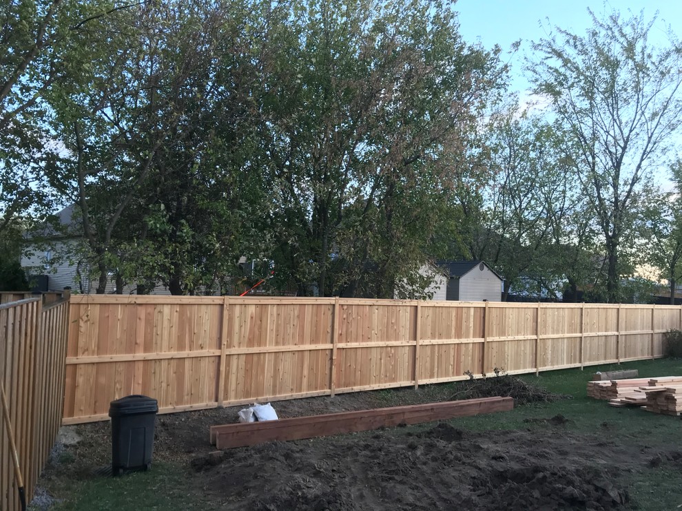 Cedar deck and fence project