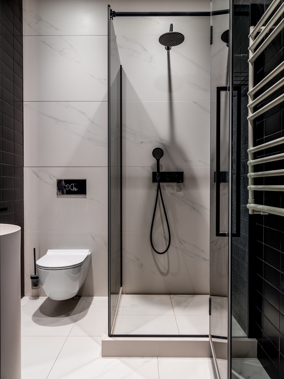 Интерьер санузла в частной квартире от Анны Яровиковой