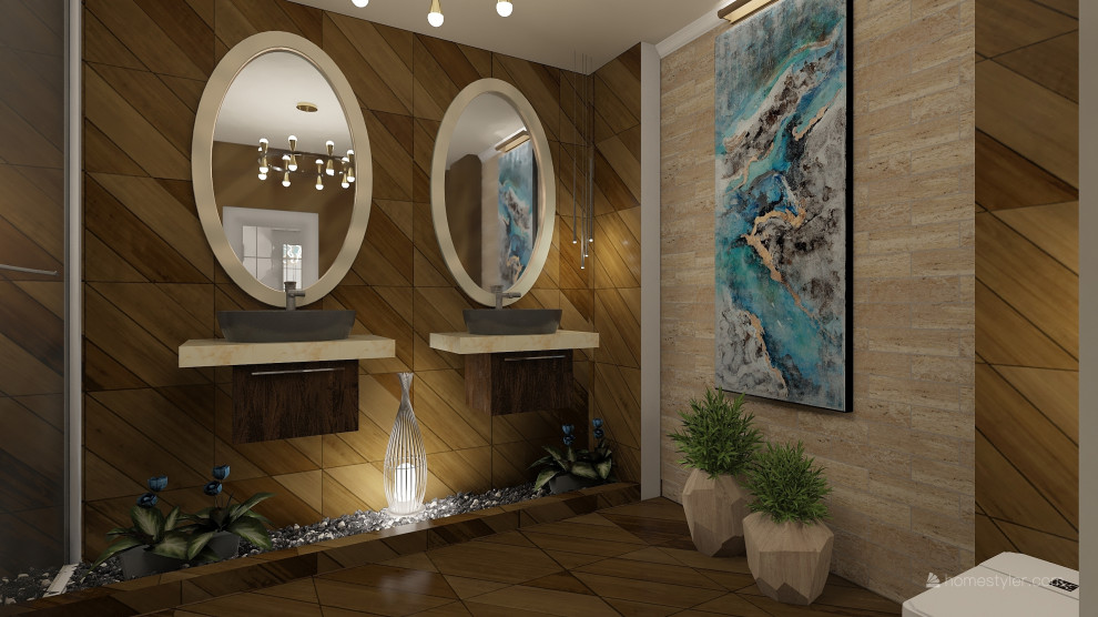 Санузел в Эко стиле