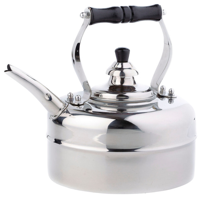 3 Qt. Stainless Steel Windsor Whistling Teakettle Traditional