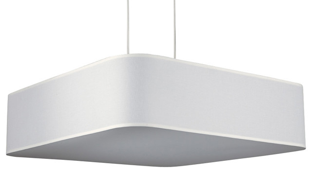 Blip 30 Square Pendant Light In Black Silk Glow Shade Modern Pendant Light In Black Silk Glow Shade