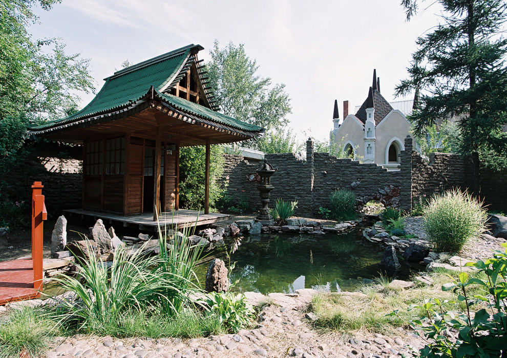 Беседка в японском стиле. Чайная комната.