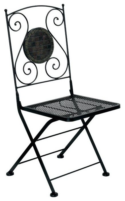 Bowery Hill Patio Chair in Black