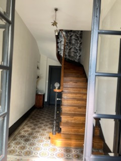 Rénovation décoration d'une maison de maître, entrée, cage d'escalier, cuisine
