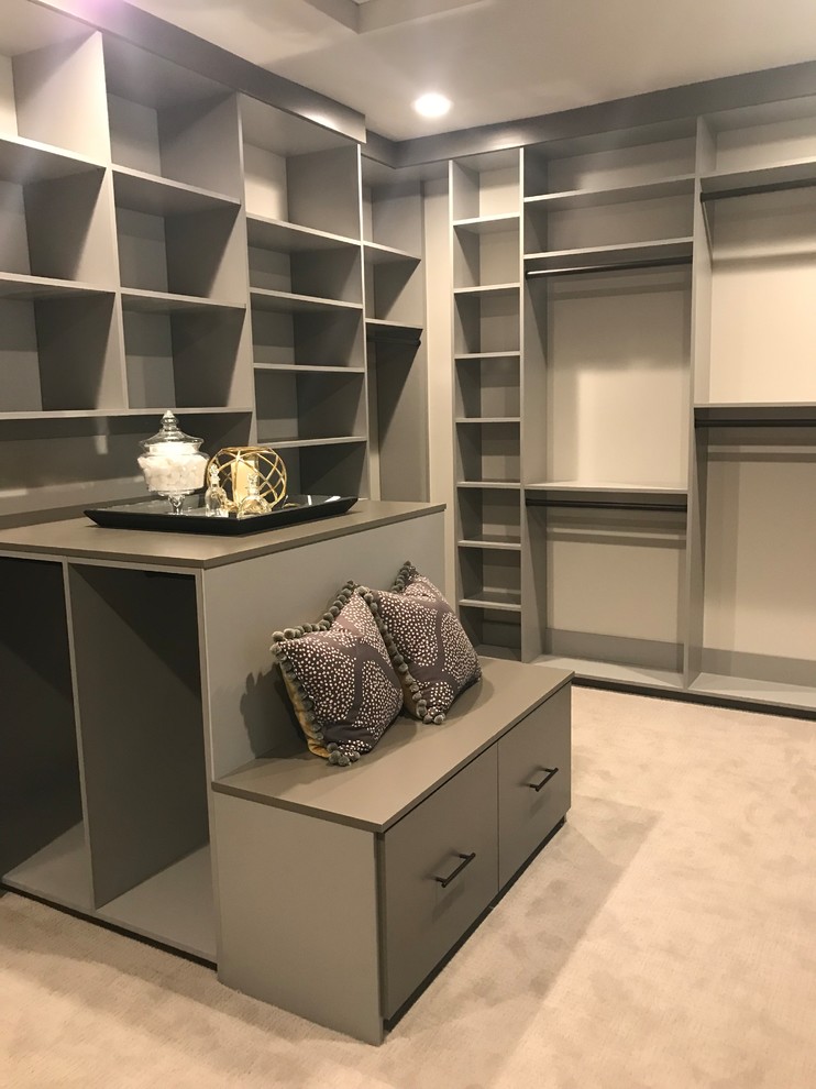 Example of a trendy home design design in Seattle