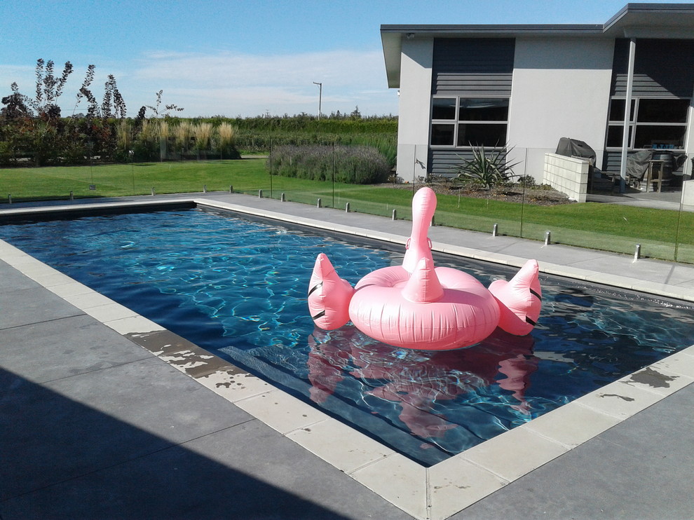 This is an example of a modern pool in Auckland.