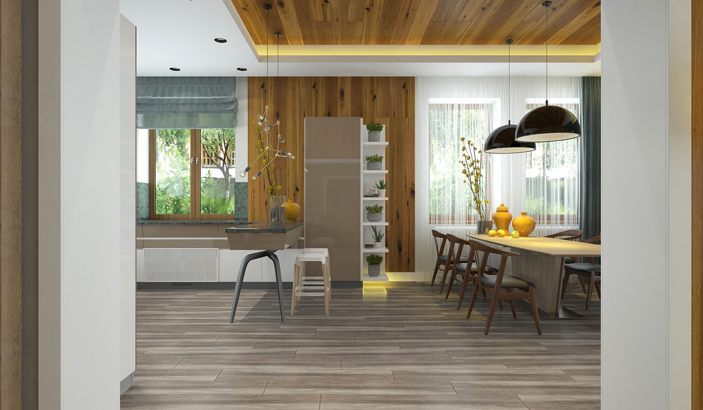 ДОМ "СОВРЕМЕННОЕ ШАЛЕ - ЭКО, 1этаж