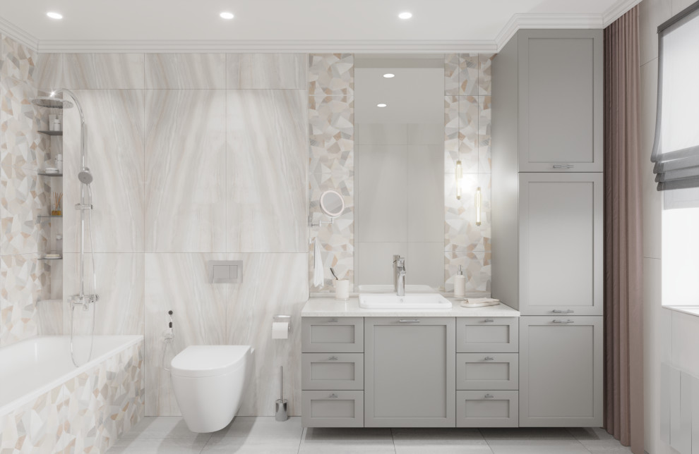 Дизайн интерьера двухэтажного дома 120 кв.м.