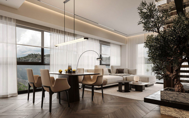 Duplex Apartment rendering