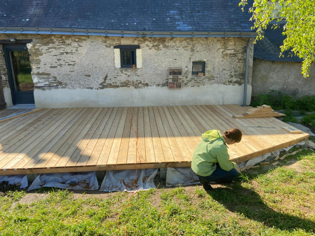 Cr&eacute;ation d&rsquo;une terrasse moderno-terraza-y-balcon