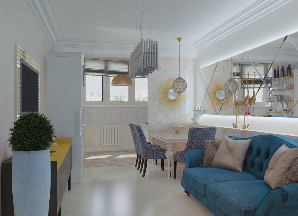 Двухкомнатная квартира в стиле Art Deco