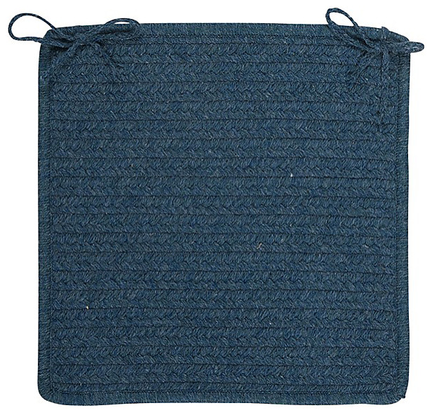 Colonial Mills Westminster Federal Blue Chair Pad, Single