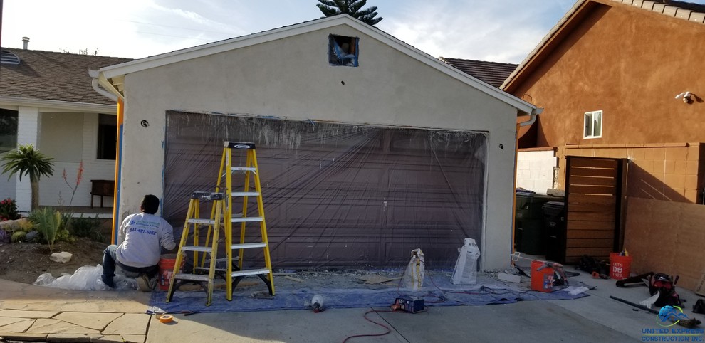 Stucco installation in North Hollywood