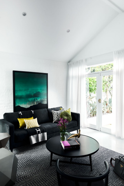 Lygon St contemporary-vardagsrum