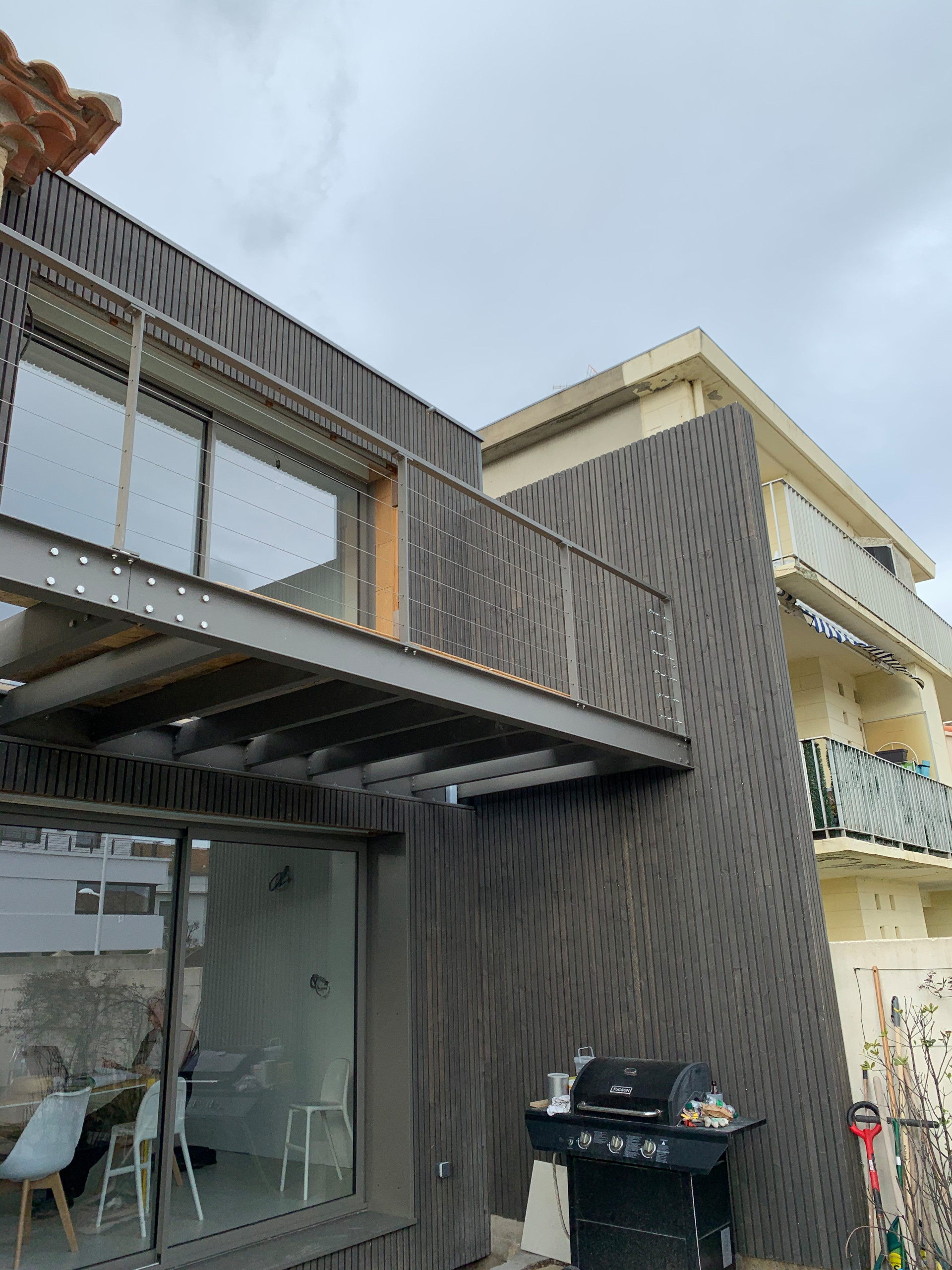 Extension en bord de plage