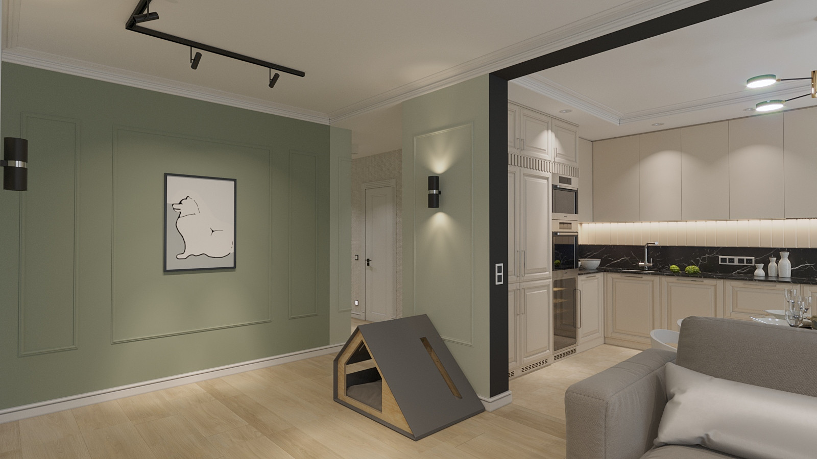 Квартира современная классика