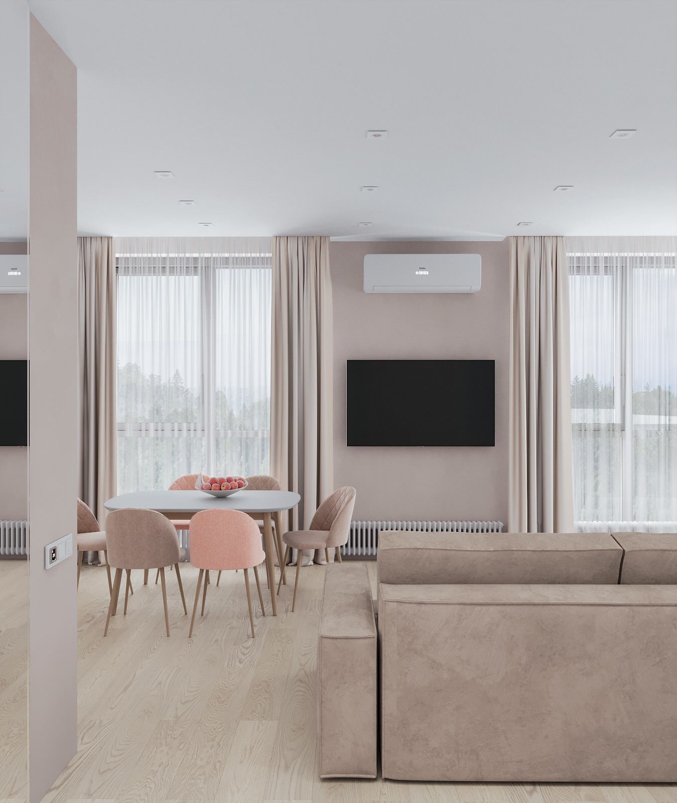 Проект "Персиковый минимализм"