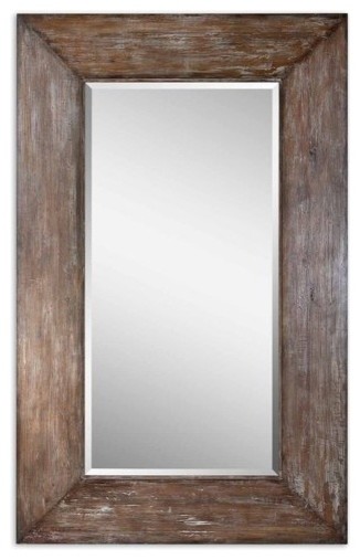 Oversize Rustic Wood Mirror Floor Mirrors By My Oversize Rustic Wood Mirror