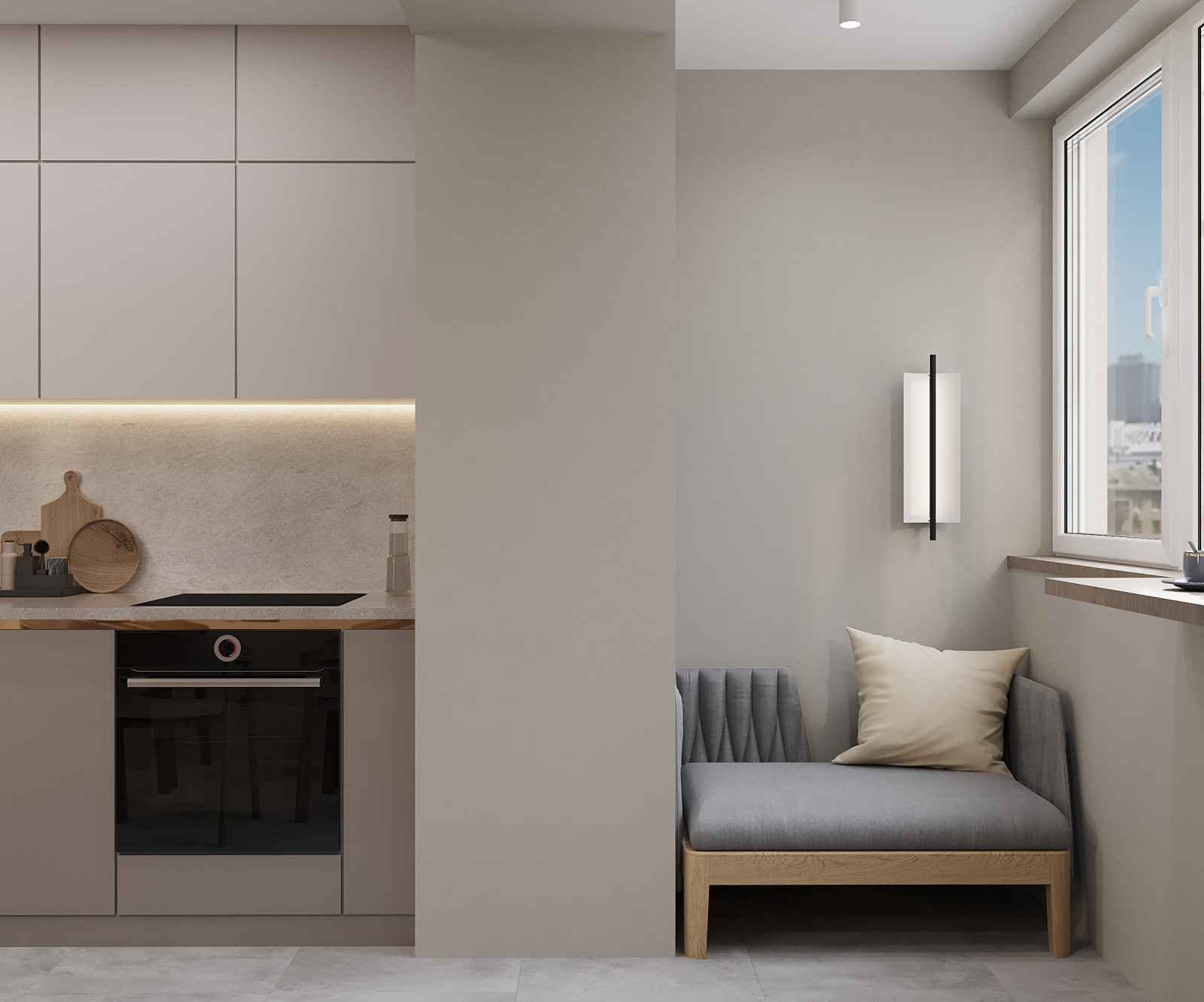 Кухня минимализм