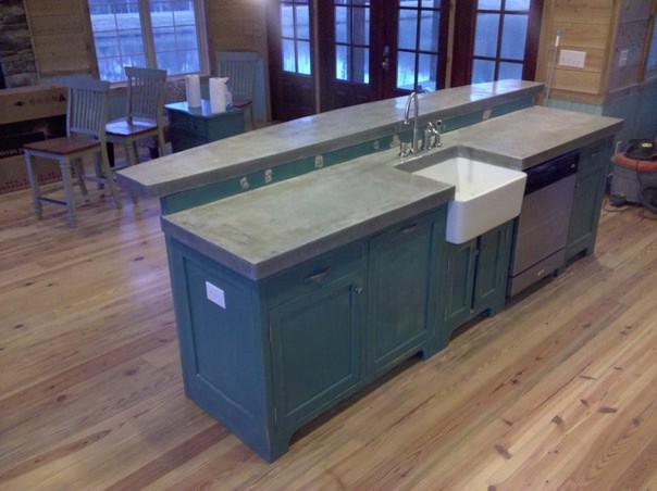 Cast N Place Concrete Countertops Traditional Kitchen
