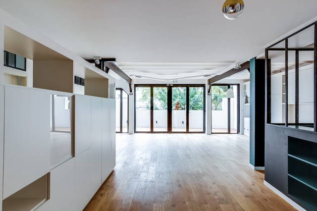 LOFT PARIS 11 industriell-vardagsrum