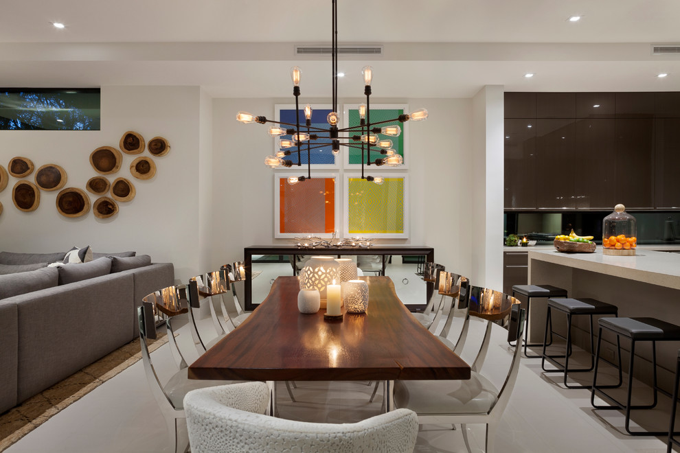 Reinterpreted Mid-Century - Midcentury - Dining Room - Miami - by Marc ...