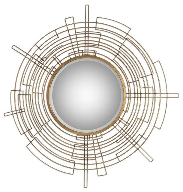 Uttermost 09066 Vector Round Modern Mirror