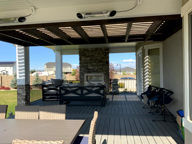 Luxury Family Deck modern-veranda
