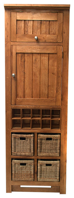 Freestanding Larder With Wine Rack