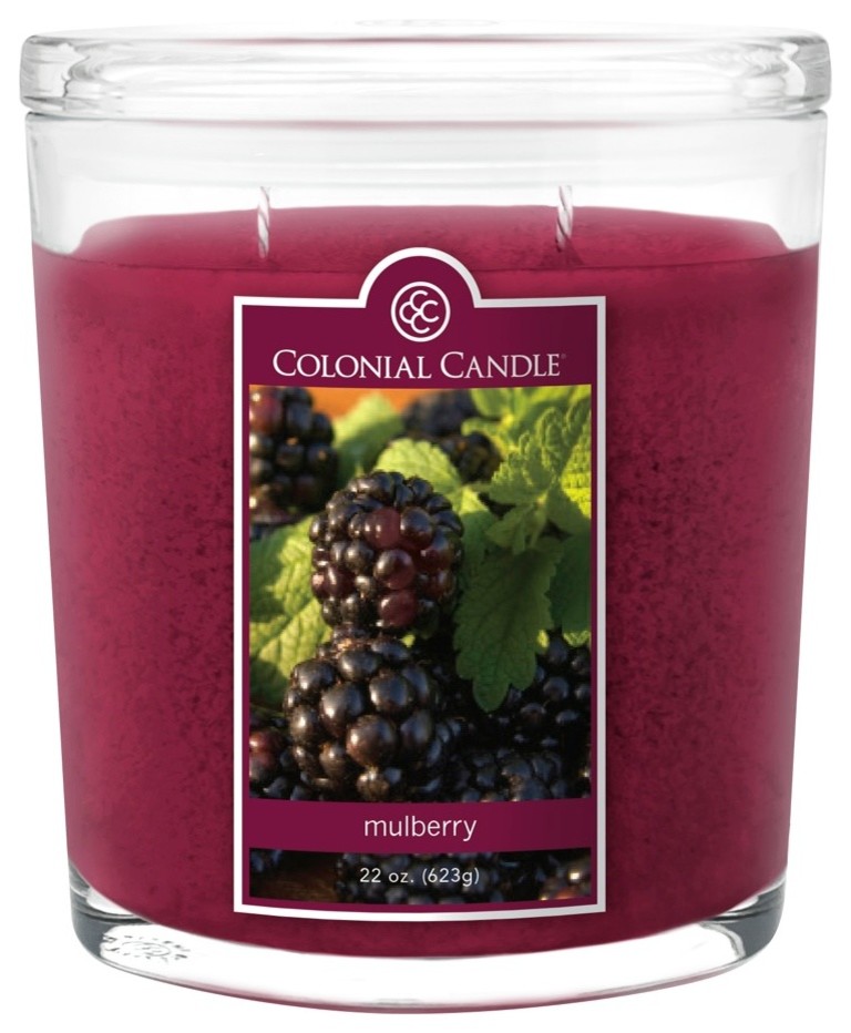 Mulberry 22 oz Oval Jar Candle