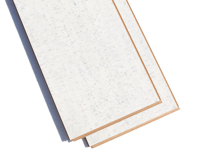 Forna 1/2" (12mm) White Bamboo Cork Floating Floor 17.44 sq ft/box