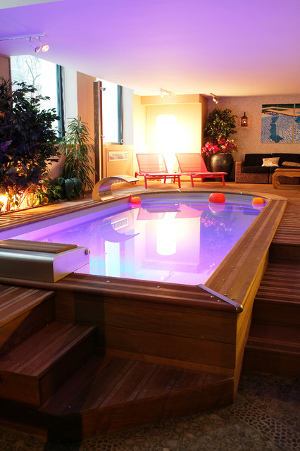 Piscinelle moderno-piscina