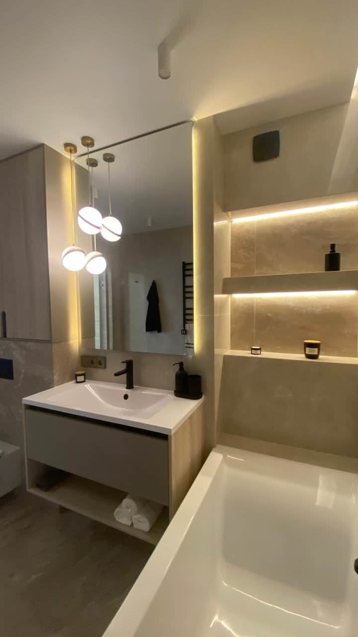 Проект трехкомнатной квартиры в Саратове. Реализация за 6 млн.