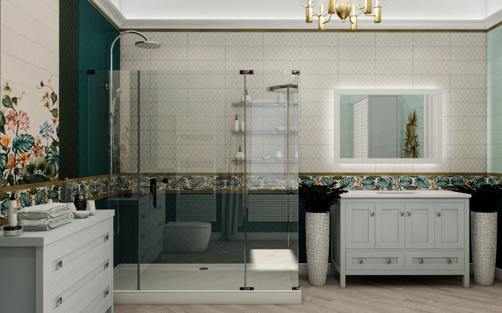 Интерьер загородного дома "Весенняя"