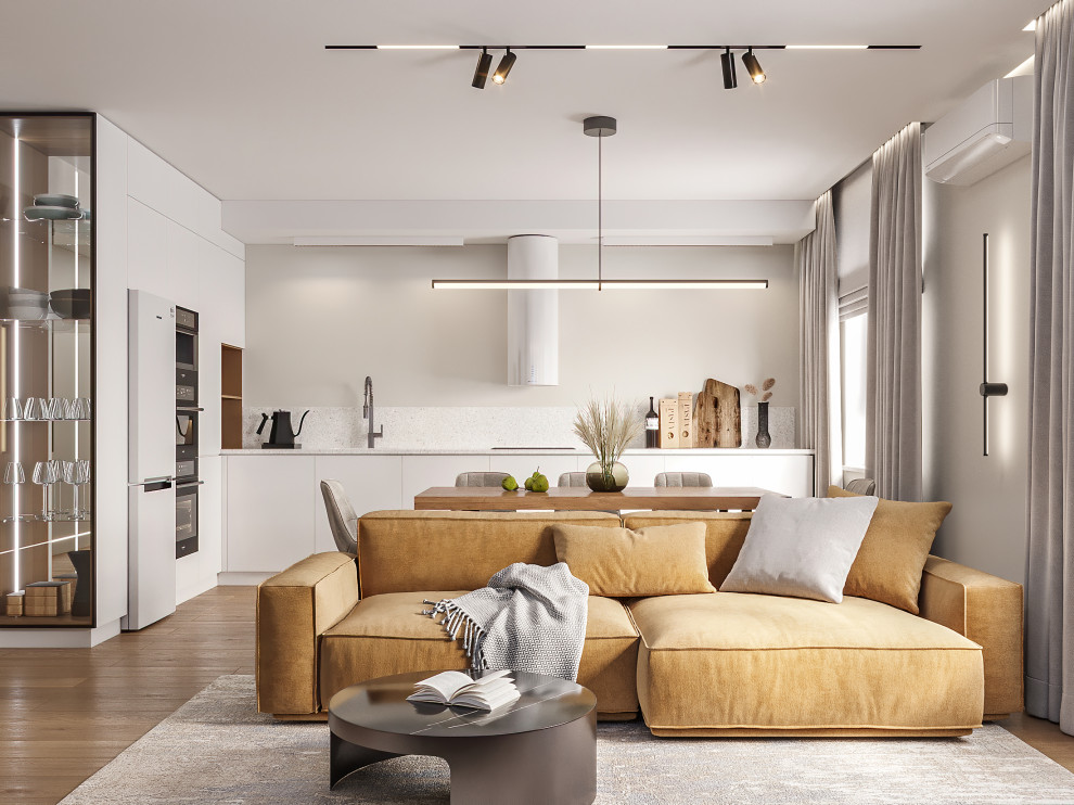 Квартира в современном стиле для молодой семьи