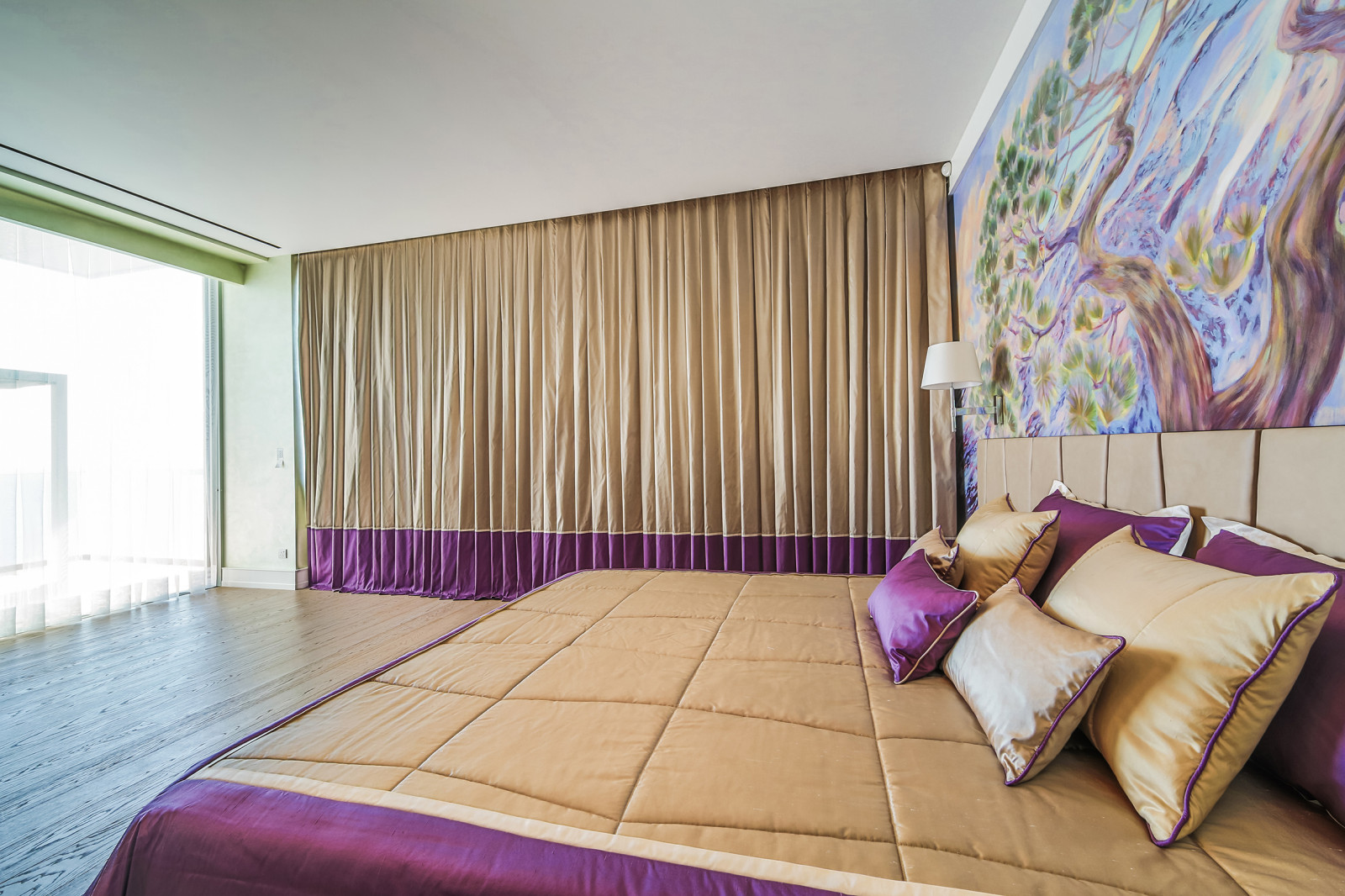 The interior of the Olympic Plaza. Cyprus.Limassol.