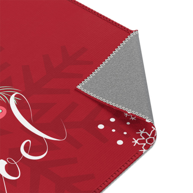 Noel Red Christmas Area Rug, 2'x3' Contemporary Area Rugs by