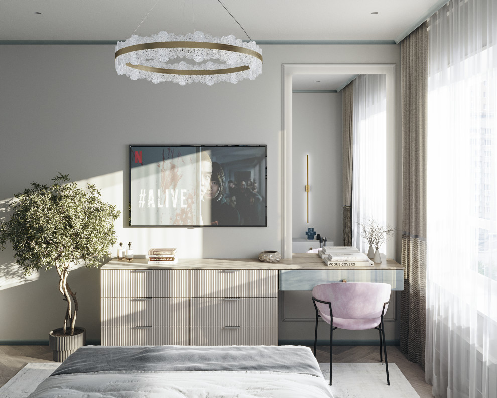 Проект 2х-комнатной квартиры в Мегаполис-парке