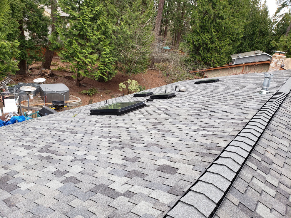 Inspiration for a contemporary exterior home remodel in Seattle