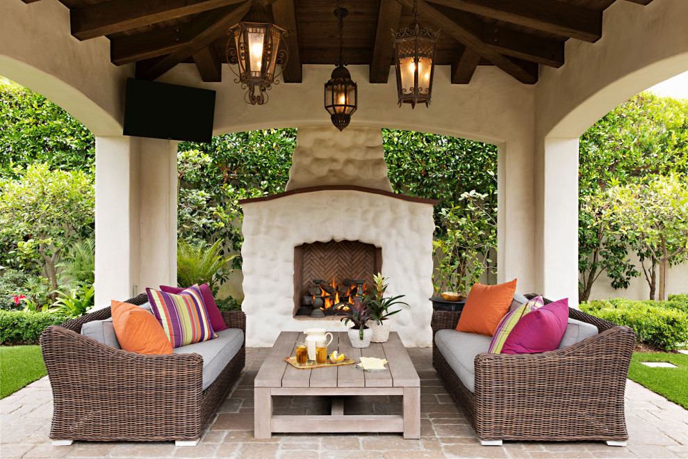 Tuscan patio photo in Orange County