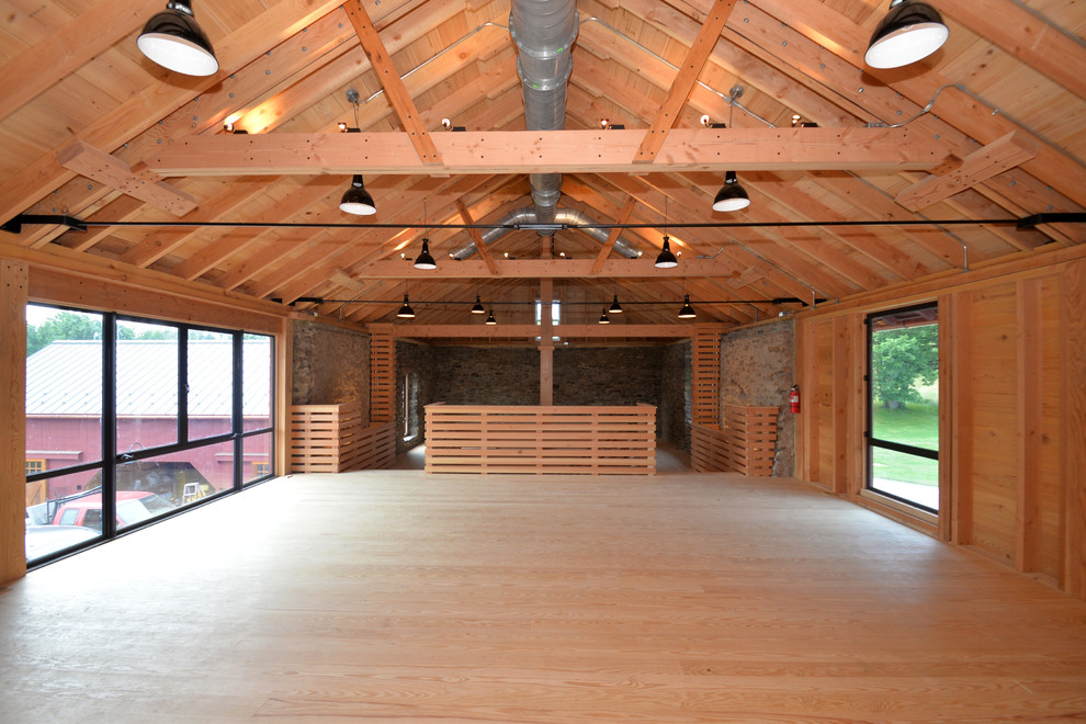 Design ideas for a large country detached barn in New York.